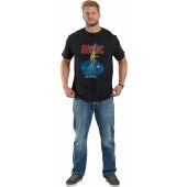 North 56 Mens Big Size AC DC Logo Cotton Crew Neck T Shirt
