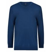 Mens Big Size Espionage Cotton V Neck Sweater