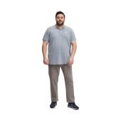 Blend Mens Big Size Pique Polo With Contrast Collar