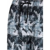Espionage Mens Big Size Monochrome Print Swim Short