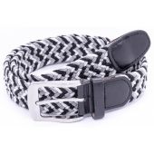 Duke Two Three Colour Stretch Braided Belt