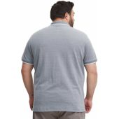 Blend Mens Big Size Pique Polo With Contrast Collar