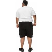 D555 Mens Big Size Elasticated Waist Fleece Cargo Shorts