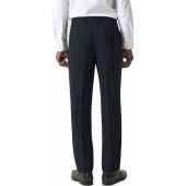 Skopes Mens Big Size Plain Front Textured Cloth Suit Trouser