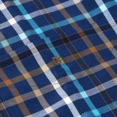 Douglas+Grahame Mens Big Size Check Button Down Collar Short Sleeve Shirt