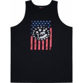 Espionage Mens Big Size Surfing California Print Cotton Vest