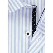 Seidensticker Mens Big Size Candy Stripe Comfort Fit Long Sleeve Formal Shirt With Breast Pocket