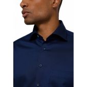 Eterna Mens Big Size Comfort Fit Cotton Micro Diamond Pattern Long Sleeve Formal Shirt