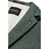 Digel Mens Big Size Micro Fibre Stretch Single breasted Sports Jacket With Side Vents