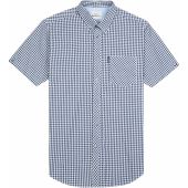Ben Sherman Mens Big Size Signature Gingham Button Down Collar Cotton Casual Short Sleeve Shirt
