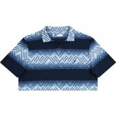 Mish Mash Mens Big Size Knitted V Neck Short Sleeve Cotton Polo