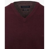 Casa Moda Plain Pima Cotton V Neck Knitwear
