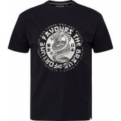 North Latitude Mens Big Size Dragon Print Crew Neck T Shirt