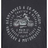 Replika Mens Big Size Motorcycle Print Cotton Crew Neck T Shirt