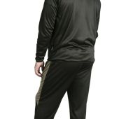 D555 Mens Big Size Active Performance Stretch Zip Through Hoodie