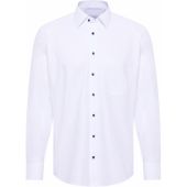 Eterna Mens Big Size Diamond Pattern Comfort Fit Natural Stretch Cotton Formal Long Sleeve Shirt