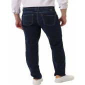 Eurex Mens Big Size Perfect Flex Stretch Five Pocket Western Style Jean With Zip Security Rear Pocket
