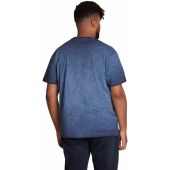 North 56 Mens Big Size Surf Print Cool Dyed Crew Neck T Shirt