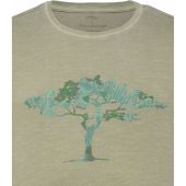 Fynch Hatton Mens Big Size Signature Logo Print Slub Cotton T Shirt