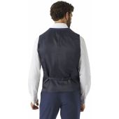 Skopes Mens Big Size Stretch Check Suit Waistcoat