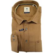 Hatico Mens Big Size Brushed Cotton Fine Rib Cord Casual Long Sleeve Shirt