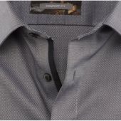 Olymp Mens Big Size Diagonal Rib Comfort Fit Egyptian Cotton Formal Long Sleeve Shirt