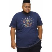 D555 Born To Rock Printed Crew Neck Cotton T-Shirt