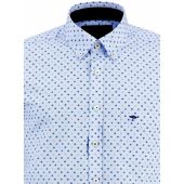 Mens Big Size Fynch Hatton Casual Button Down Collar Patterned Shirt