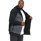 Mens Big Size D555 Duke Zip Through Hoody With Sherpa Lining