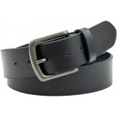 Men Big Size Leather 40mm Belt by Oxford Leathercraft