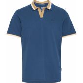 Blend Mens Big Size Fashion Polo Shirt With Contrast Collar