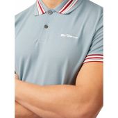 Ben Sherman Mens Big Size House Multi Stripe Collar Cotton Polo