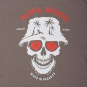 Ed Baxter Mens Big Size Aloha Skull Print T Shirt