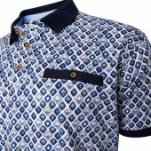 Kam Mens Big Size Diamond Jersey Polo