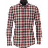Casa Moda Mens Big Size Cashmere Feel Cotton Comfort Fit Long Sleeve Shirt
