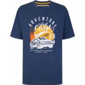 Ed Baxter Mens Big Size West Coast Adventure Cotton Crew Neck T Shirt