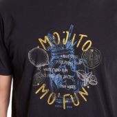 North 56 Denim Mens Big Size Mojito Print Cotton Crew Neck T Shirt