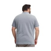 Blend Mens Big Size Pique Polo With Contrast Collar