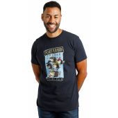 Weird Fish Mens Big Size Peaky Flounders Print Cotton Crew Neck T Shirt