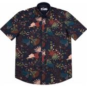 Mish Mash Mens Big Size Abstract Print Short Sleeve Shirt