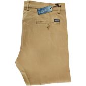Ed Baxter Mens Big Size Low Front Cotton Stretch Chino