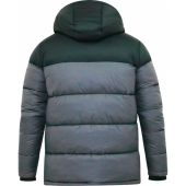 D555 Mens Big Size Quilted Puffer Jacket With Full Sherpa Lining