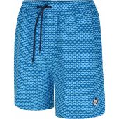 Espionage Mens Big Size Diamond Pattern Swim Short