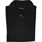 Kings Road Mens Big Size Cotton Quarter Zip Knitwear