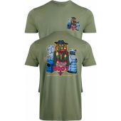 Weird Fish Mens Big Size Doctor Hoot Print Cotton Crew Neck T Shirt