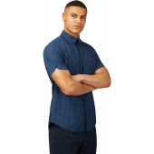 Ben Sherman Mens Big Size Gingham Check Short Sleeve Shirt