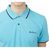 Ben Sherman Mens Big Size Organic Cotton Signature Fashion Polo Shirt