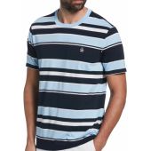 Penguin Mens Big Size Stripped Organic Cotton Crew Neck T Shirt