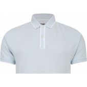 Peter Gribby Mens Big Size Honeycomb Texture Plain Short Sleeve Polo