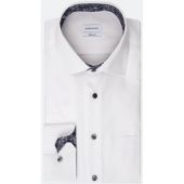 Seidensticker Mens Big Size Comfort Fit Plain Non Iron Formal Long Sleeve Shirt with Breast Pocket